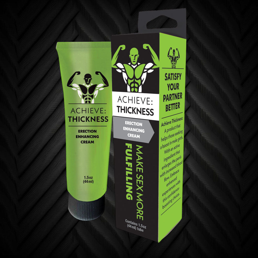 Achieve: Thickness - Erection Enhancing Cream for Men - Naughty by Nature Adult Store