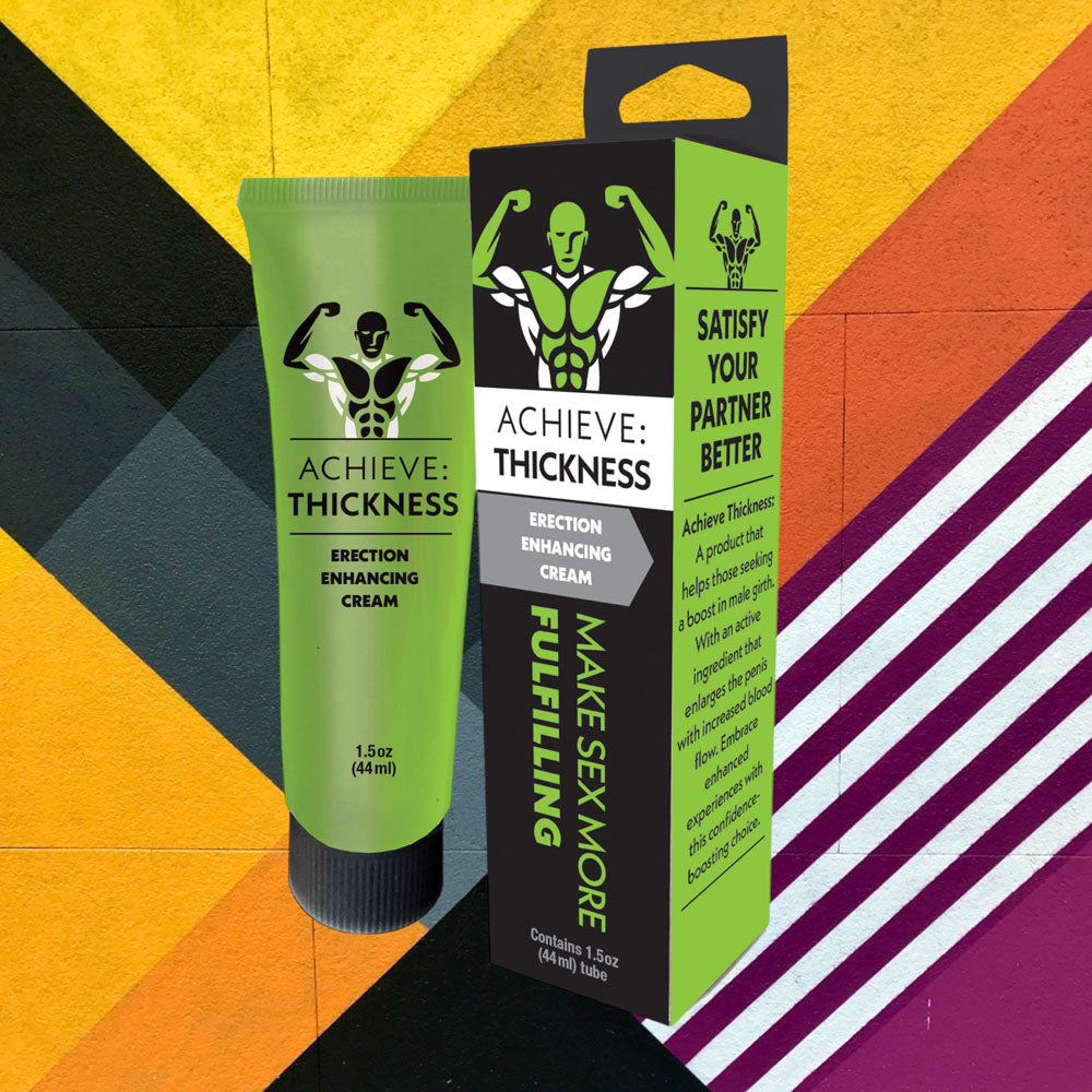 Achieve: Thickness - Erection Enhancing Cream for Men - Naughty by Nature Adult Store