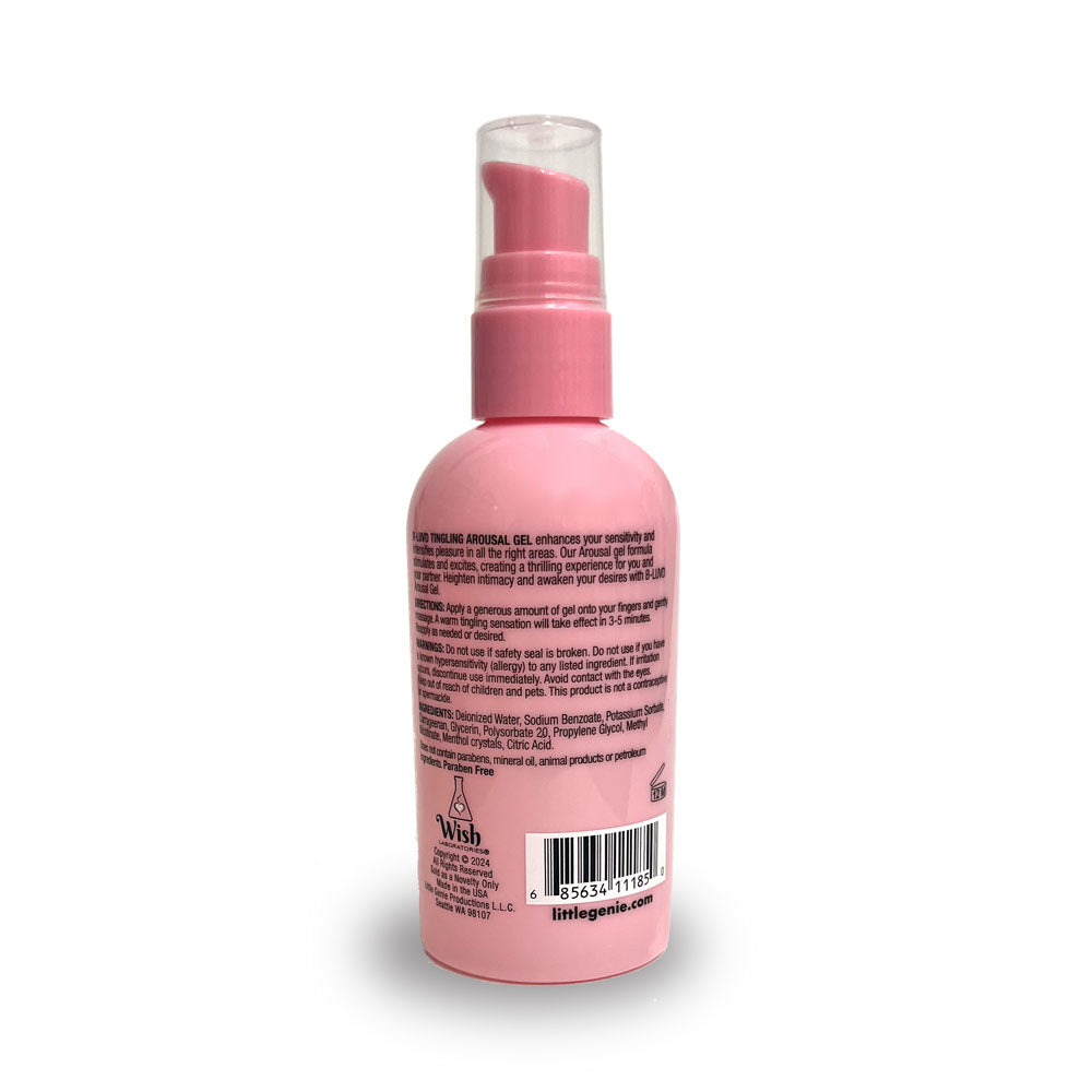 B-LUVD Tingling Arousal Gel - 118 ml Bottle - Naughty by Nature Adult Store