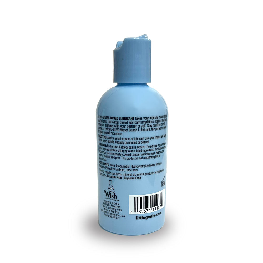 B-LUVD Water Based Lubricant - 118 ml Bottle - Naughty by Nature Adult Store