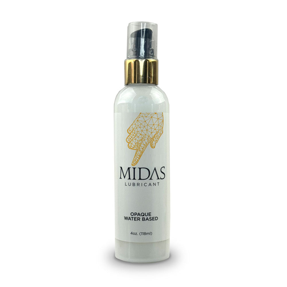 Midas Opaque Water Based Lubricant - 118 ml - Naughty by Nature Adult Store