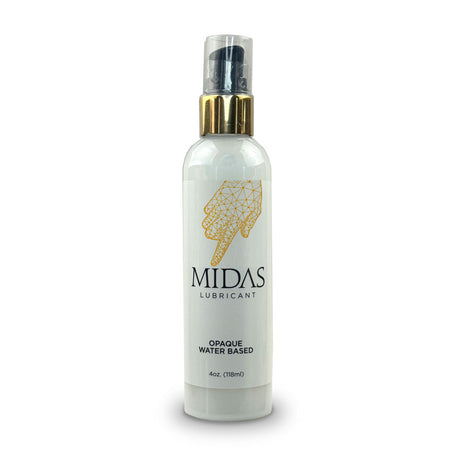 Midas Opaque Water Based Lubricant - 118 ml - Naughty by Nature Adult Store
