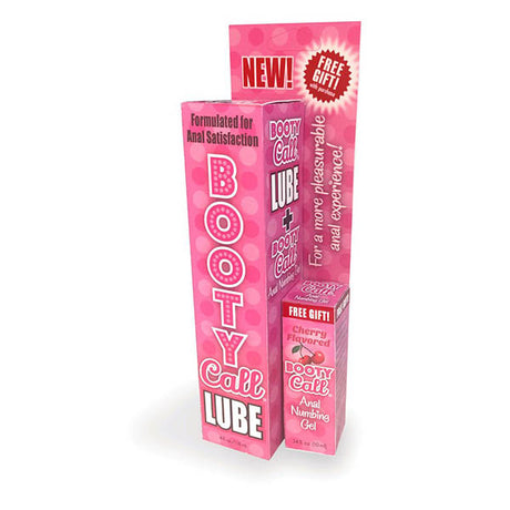 Booty Call Lube Duo - Anal Lubricant with 10 ml Numbing Gel - Naughty by Nature Adult Store