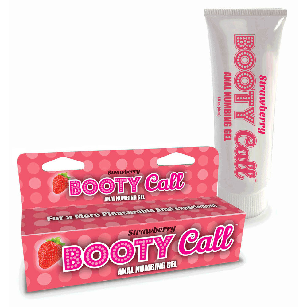 Booty Call Anal Numbing Gel - Strawberry Flavoured - Naughty by Nature Adult Store