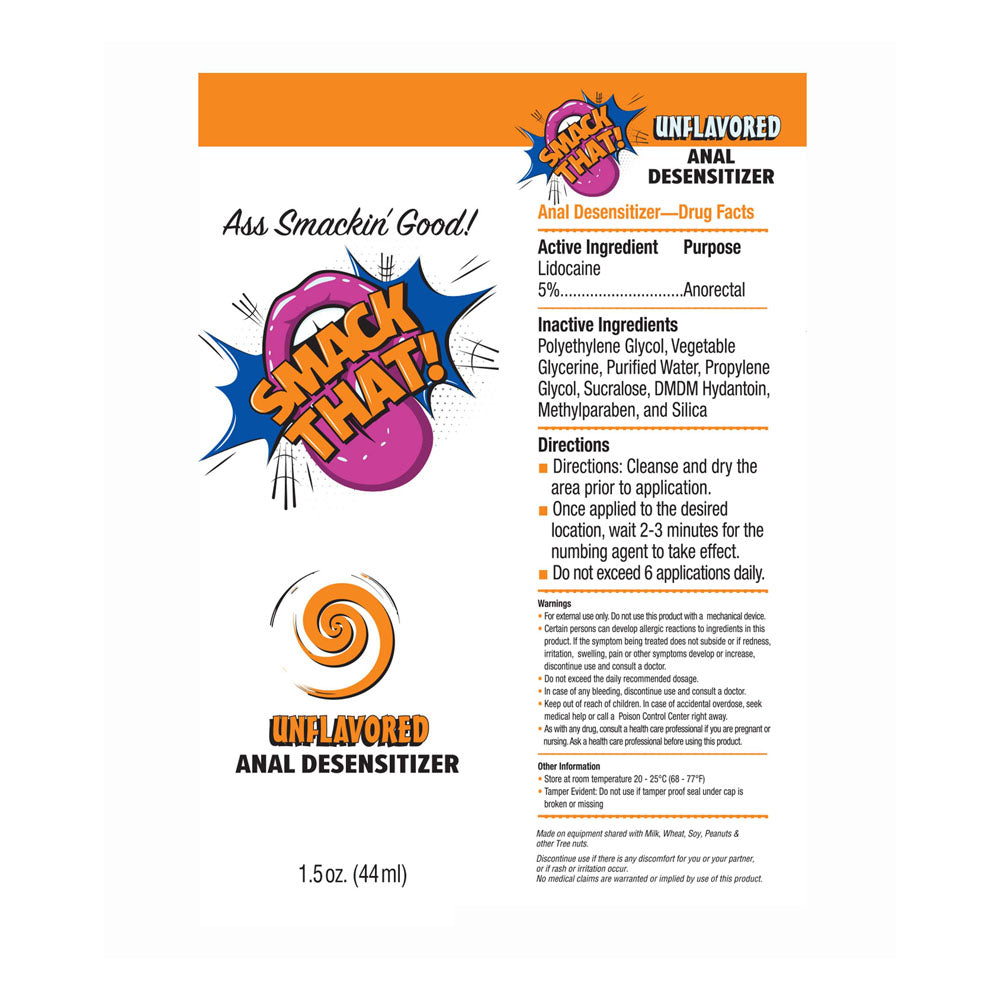 Smack That! Anal Desensitiser - 44 ml Tube