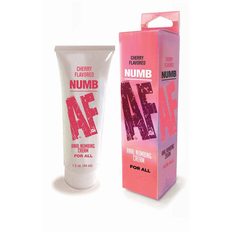 Numb AF - Cherry - Cherry Flavoured Anal Numbing Cream - 44 ml Tube - Naughty by Nature Adult Store