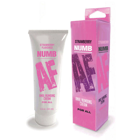 Numb AF - Strawberry Flavoured Anal Numbing Cream - Naughty by Nature Adult Store
