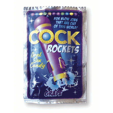 Cock Rockets - Grape - Grape Flavoured Oral Sex Candy - 15 grams - Naughty by Nature Adult Store