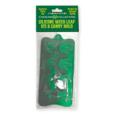 Cannabis Silicone Weed Leaf Ice Mould - Makes 8 Ice Leaves - Naughty by Nature Adult Store