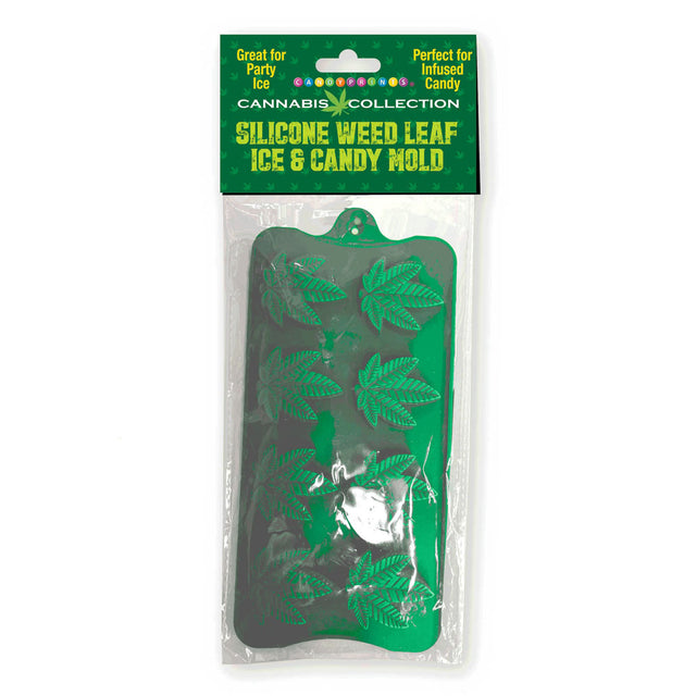 Cannabis Silicone Weed Leaf Ice Mould - Makes 8 Ice Leaves - Naughty by Nature Adult Store