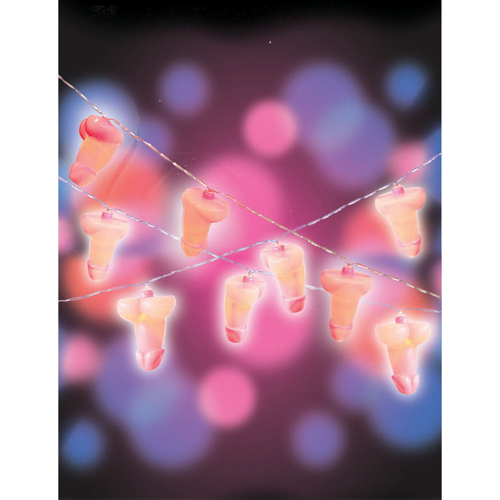 Glitterati - Penis Party String Lights - Naughty by Nature Adult Store