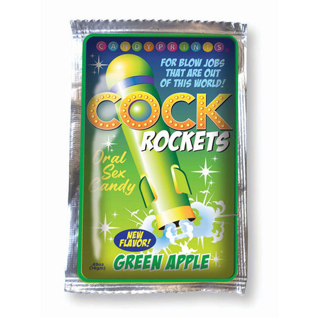 Cock Rockets -Green Apple Flavoured Oral Sex Candy - Naughty by Nature Adult Store