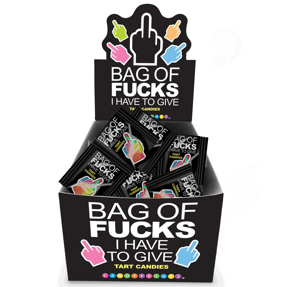 Bag Of Fucks I Have To Give - Display - Counter Display of 100 Mini Packs