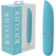LOVELINE Beso - Blue - Blue 10.6 cm USB Rechargeable Mini Lipstick Vibrator - Naughty by Nature Adult Store