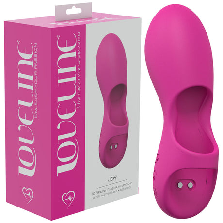 LOVELINE Joy - Pink Rechargeable Finger Stimulator - Naughty by Nature Adult Store