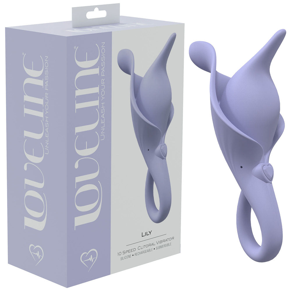 LOVELINE Lily - Lavender - Lavender USB Rechargeable Stimulator - Naughty by Nature Adult Store
