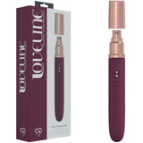 LOVELINE The Traveler - Burgundy Vibrator with Lube Applicator