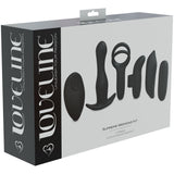 LOVELINE Supreme Weekend Kit - Black - Black USB Rechargeable 5 Piece Kit - Naughty by Nature Adult Store