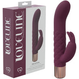 LOVELINE Devotion - Burgundy Rechargeable Rabbit Vibrator - Naughty by Nature Adult Store