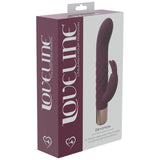 LOVELINE Devotion - Burgundy Rechargeable Rabbit Vibrator - Naughty by Nature Adult Store