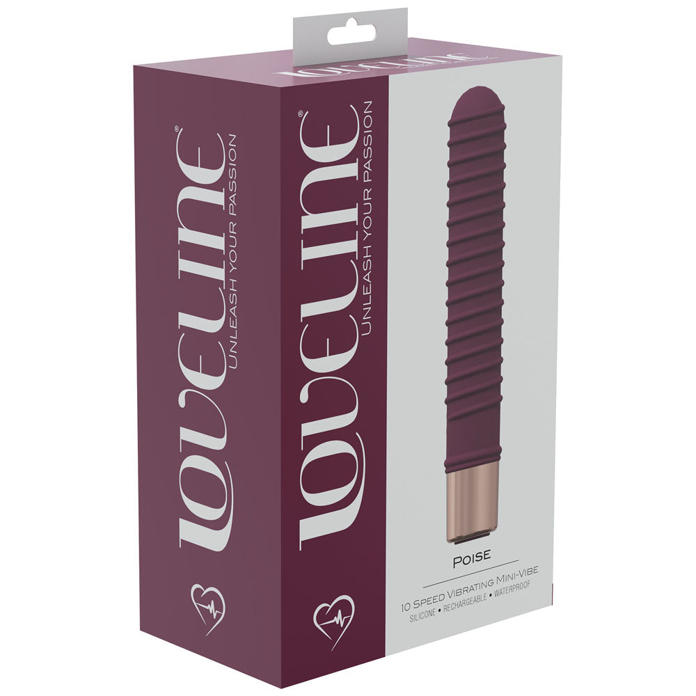 LOVELINE Poise - Burgundy Vibrator