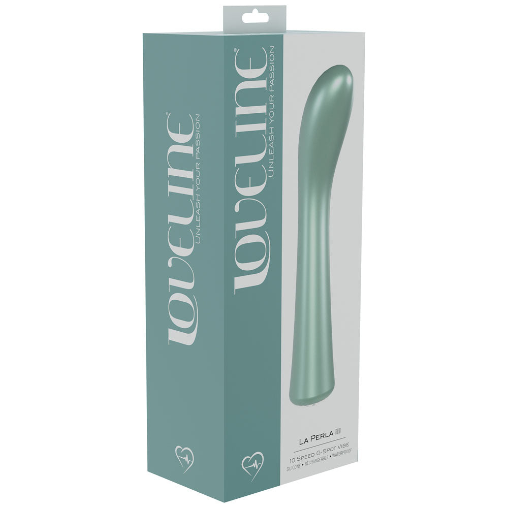 LOVELINE La Perla III - Pearlescent Green Vibrator