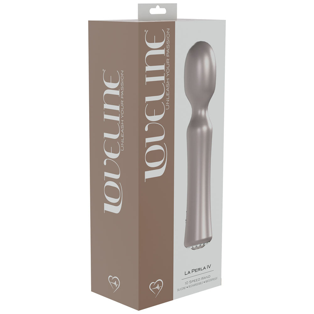 LOVELINE La Perla IV - Pearlescent Pink Massage Wand