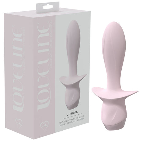 LOVELINE Jubilee - Pink 13.5 cm USB Rechargeable Vibrating Anal Plug - Naughty by Nature Adult Store