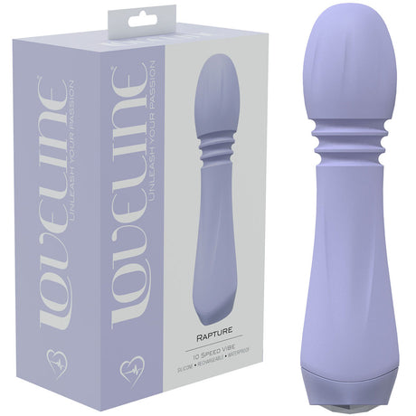 LOVELINE Rapture - Lavender 13.5 cm USB Rechargeable Massage Wand - Naughty by Nature Adult Store
