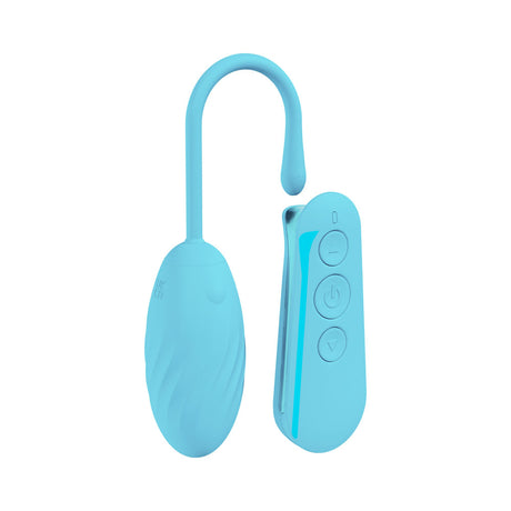 LOVELINE Felicite - Blue Vibrating Egg with Wireless Remote