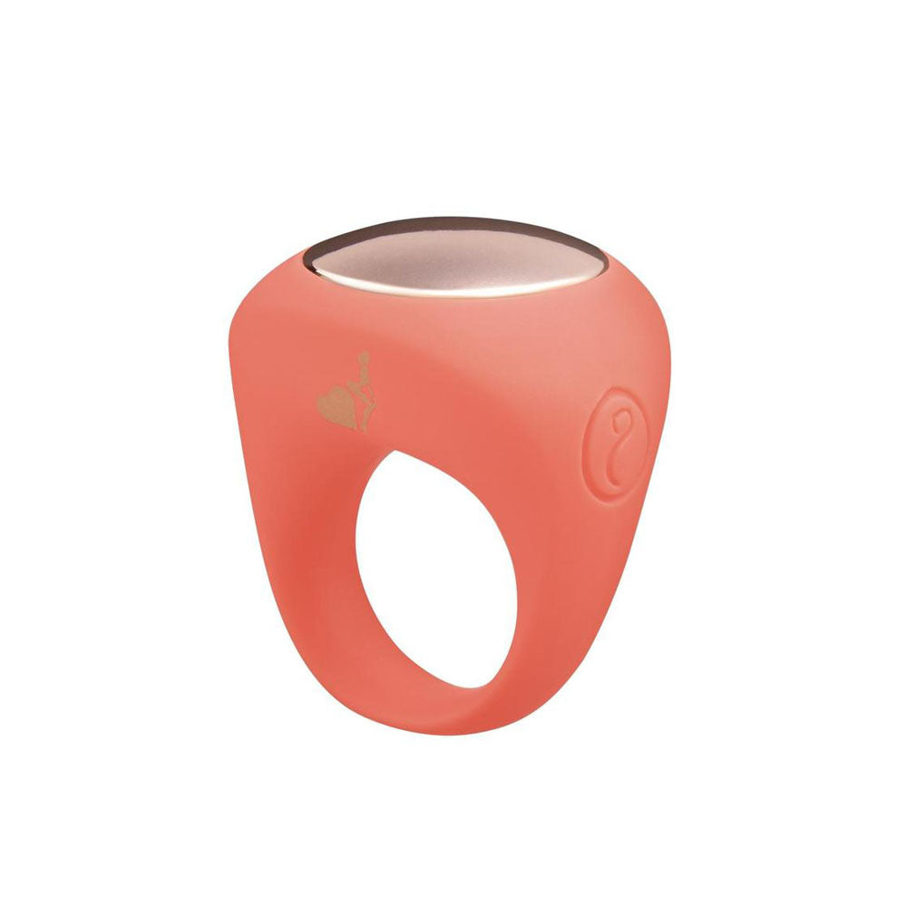 LAPDANCE Ring Vibe Wearable Ring Vibrator - Pink USB Rechargeable Ring Vibrator - Naughty by Nature Adult Store