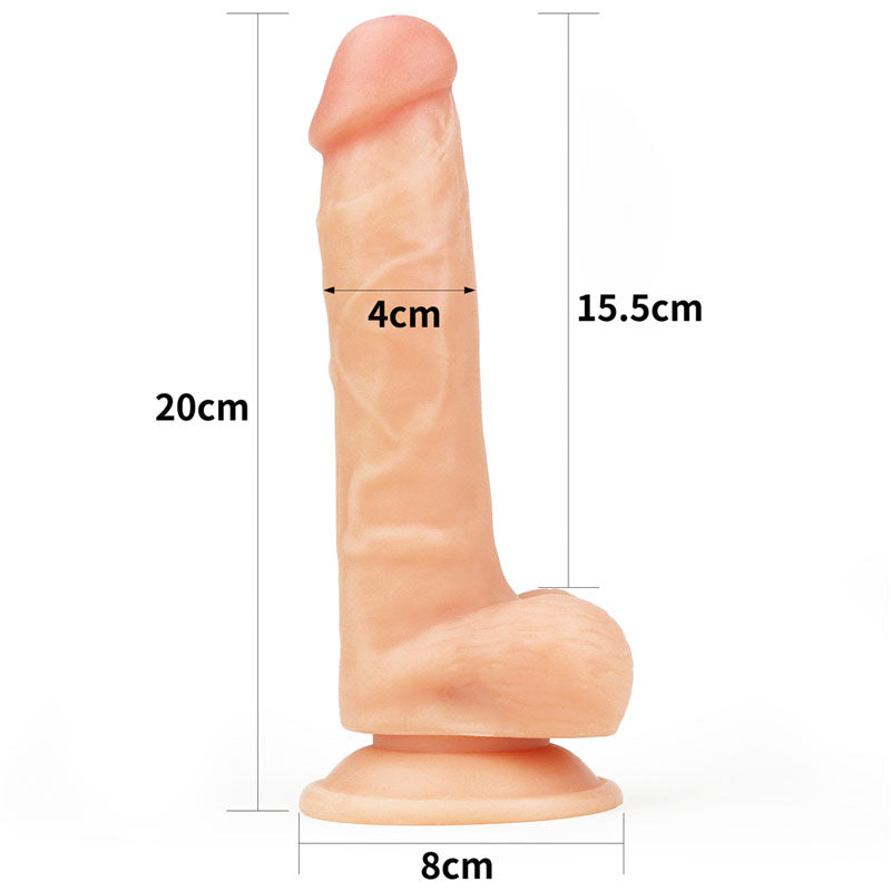 The Ultra Soft Dude - Flesh (8'') Dong - Naughty by Nature Adult Store