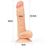 The Ultra Soft Dude - Flesh (8'') Dong - Naughty by Nature Adult Store