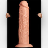 King Size 11'' Realistic Dildo - Flesh 28 cm Dong - Naughty by Nature Adult Store