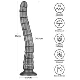 King Sized Vibrating Vibrax Slider - (14.5'') Rechargeable Dildo - Naughty by Nature Adult Store