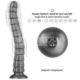 King Sized Vibrating Vibrax Slider - (14.5'') Rechargeable Dildo - Naughty by Nature Adult Store