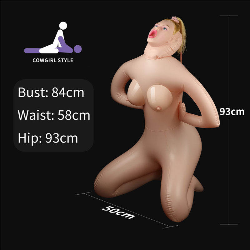 Fayola Horny Cowgirl Doll - Inflatable Love Doll - Naughty by Nature Adult Store