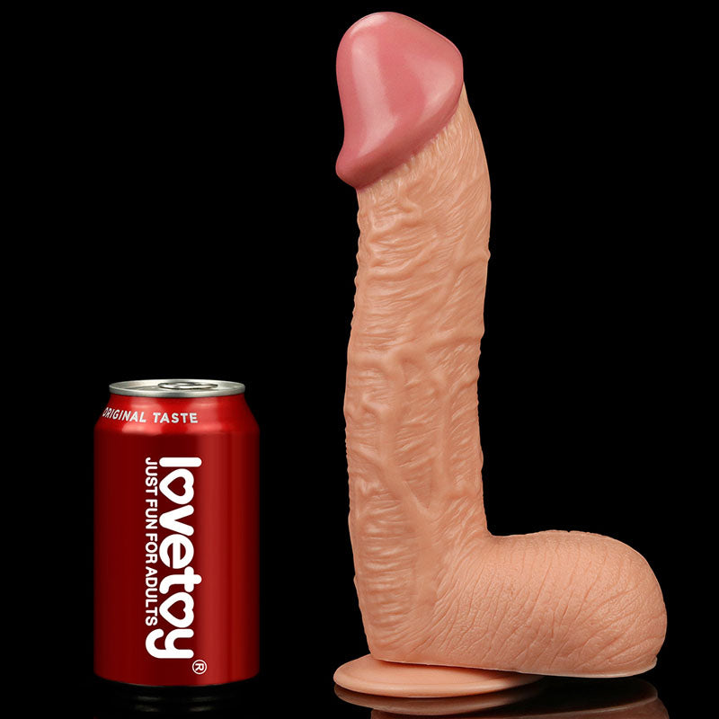 King Size 10.5'' Realistic Dildo - Flesh - Naughty by Nature Adult Store