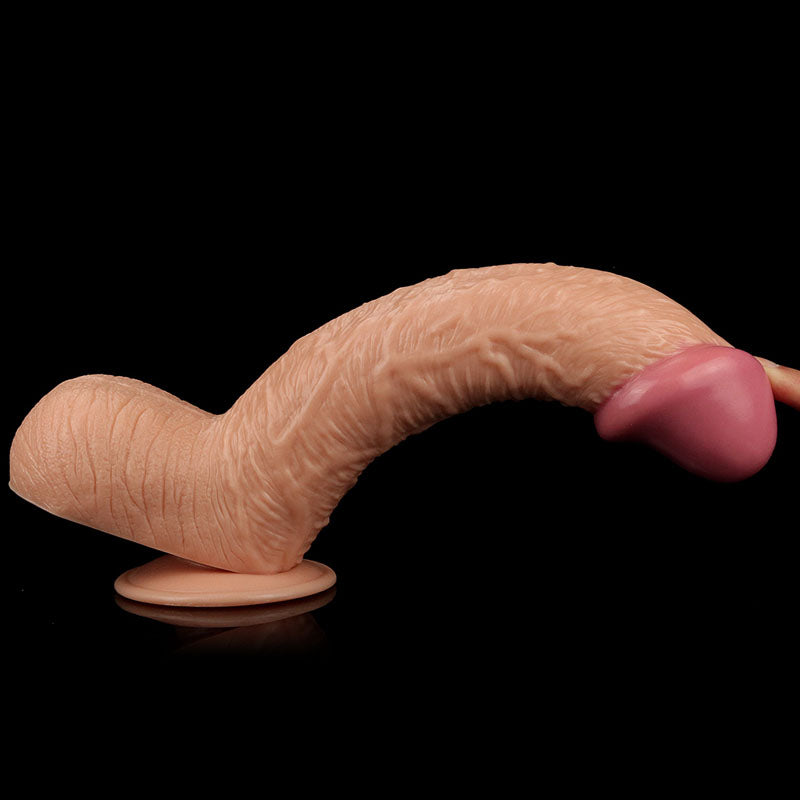 King Size 10.5'' Realistic Dildo - Flesh - Naughty by Nature Adult Store