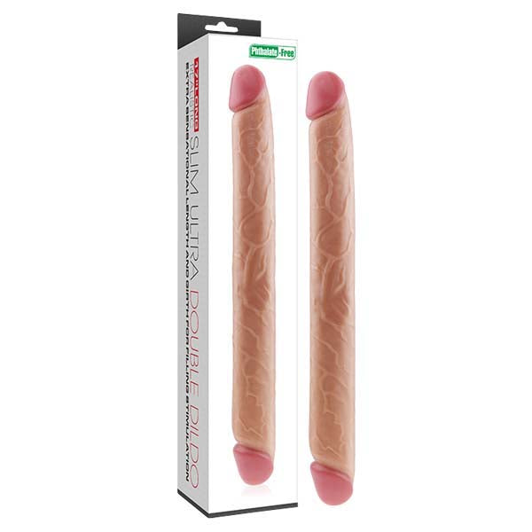 Slim Ultra Double Dildo - Flesh (17'') Double Dong - Naughty by Nature Adult Store