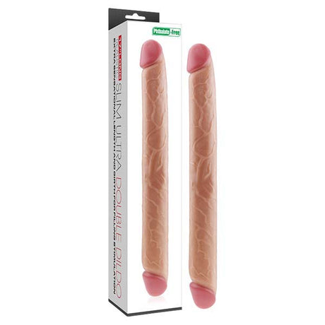 Slim Ultra Double Dildo - Flesh (17'') Double Dong - Naughty by Nature Adult Store