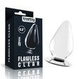 Flawless Clear Anal Plug 4.5'' - Clear - Naughty by Nature Adult Store
