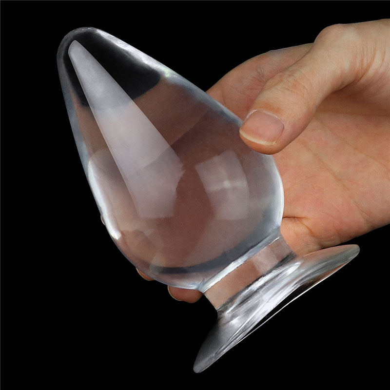 Flawless Clear Anal Plug 4.5'' - Clear - Naughty by Nature Adult Store
