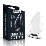 Flawless Clear Anal Plug 4.5'' - Clear - Naughty by Nature Adult Store