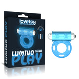 Lumino Play Vibrating Penis Ring - Glow in the Dark
