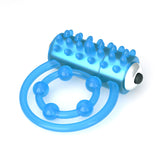 Lumino Play Vibrating Penis & Balls Ring - Glow in the Dark