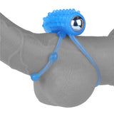 Lumino Play Vibrating Penis & Balls Ring - Glow in the Dark