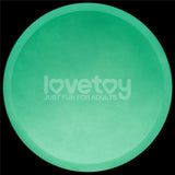 Aerosx 8 Inch Dual Density Inflatable Dildo - Red/Green 28 cm