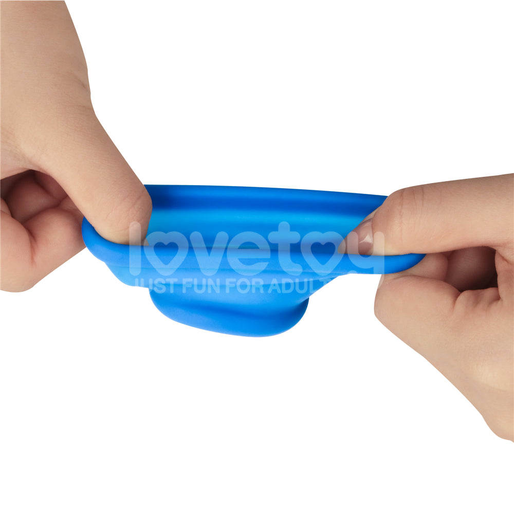 Pinnacle Pro Tapered Squeeze - Blue Ball Stretcher - Naughty by Nature Adult Store