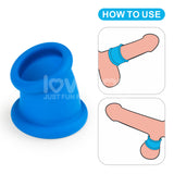 Pinnacle Pro Tapered Squeeze - Blue Ball Stretcher - Naughty by Nature Adult Store